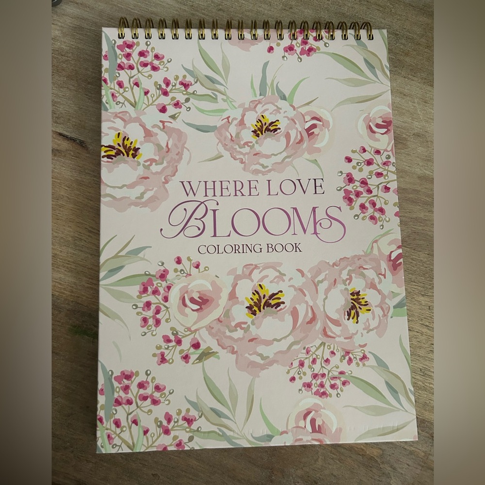 Where Love Blooms - coloring book
